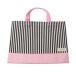 fu.... налог сделано в Японии популярный сумка для занятий розовый × полоса ( маленький )[1573016] Gifu префектура .. блок 