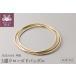 fu.... налог {MONICE}K18 желтое золото 3 полосный Crows do браслет [TE-117] Yamanashi префектура Koufu город 