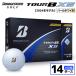 fu.... налог [ старый модель ] мяч для гольфа Bridgestone TOUR B XS жемчужно-белый / 14 дюжина 2024 год модели Chiba префектура город . город 