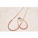 fu.... tax [ gem ..] red white pink. gradation necklace &amp; breath set Kochi prefecture Kochi city 