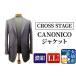fu.... налог [CANONICO жакет ]LL размер [ темно синий ][CROSS STAGE] Akita префектура большой . город 