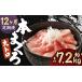 ふるさと納税 【定期便12回】長崎県産 本マグロ（養殖）大トロ 皮付き 約600g 生食用 長崎県時津町