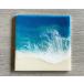 fu.... налог . теория остров. море Mini искусство 1 листов квадратный (10cm×10cm) цвет : vivid blue Кагосима префектура . теория блок 