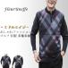  men's sweater long sleeve zipper 40 fee 50 fee 60 fee knitted Golf wear Golf sweater tops Zip up check 