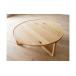 դ뤵Ǽ ȶ ơ֥ ʡ  SPAGO Circle Table 098 oak oak