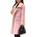 ���¹�͢���ʡ�ARTFFEL Women Winter Faux Suede Sherpa Lined Long Trench Pea Coa