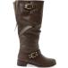 XOXO Womens Minkler Leather Closed Toe Mid-Calf Fashion Boots  Brown  Size 9.0¹͢