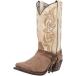 Laredo Womens Myra Cowboy Boots Leather Sand/White 12 M¹͢