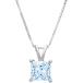 ���¹�͢���ʡ�0.95 ct Brilliant Princess Cut Designer Natural Swiss blue Topaz Ide