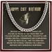 ���¹�͢���ʡ�21st Birthday Gifts For Him - Gift To My Man  Necklace Gifts For 21