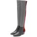 FSJ Women Casual Thigh High Tall Boots Over The Knee Boots Pointed Closed Toe Chunky Low Heel Leather Party Club Dress Ladies Fall Winter Shoes Siz