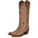 CIRCLE G LADIE'S BROWN SEQUENCE EMBROIDERY SNIP TOE LEATHER SOLE WESTERN L5893  ֥饦  24.5¹͢