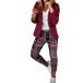 ���¹�͢���ʡ�Women's 2 Piece Casual Blazers Outfits Open Front Long Sleeve Wo
