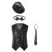 [ параллель импортные товары ]FEESHOW Boys Girls Kids Sequined Vests with Hat Bowtie Necktie H