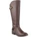 ¹͢ʡKaren Scott Womens Leandraa Faux Leather Knee-High Boots Brown 10.5