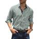 ¹͢ʡJMIERR Oxford Shirts for Men Business Casual Long Sleeve Plaid S