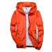 [ параллель импортные товары ]Rain Jackets For Men Waterproof With Hoodies Full Zip Plain Slim