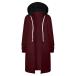 Huilaibazo Women Longline Zip Up Hoodies Jackets Fleece Lined Lo ¹͢