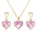 sundry goods Y2K Barbie Pink Necklace Full Diamond Necklace Fema ¹͢