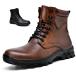 Men's Retro Leather Lace Up Work chukka Ankle Boots Outdoor Wate ¹͢
