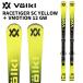Volkl �ե��륯�� �������� RACETIGER SC YELLOW �� VMOTION 12 GW �ӥ�ǥ��󥰥��å� 25-26 ��ǥ�
