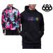 686[BONDED FLEECE PULLOVER HOODY]rok HachiRoku bon dead флис тянуть over водоотталкивающий Parker решетка полный dead 23-24 модель 