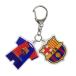 [ кошка pohs выбор возможно ]FC Barcelona официальный акрил брелок для ключа 2 полосный очарование BCN87766 футбол la* Lee ga товары поддержки 