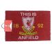 liba бассейн This Is Anfieldk rest дверной коврик LIV-DOORMAT-TIA футбол 60×40cm товары поддержки подарок красный 