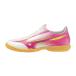  Mizuno Alpha 3 select Jr IN Mizuno mizuno P1GG266564 белый розовый Junior футзал обувь Индия a для помещений 