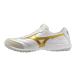  утечка задний Sara ELITE TF Mizuno mizuno Q1GB261250 белый / Gold футбол тренировочная обувь 
