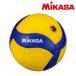 [ бесплатная доставка ]mikasaMIKASA волейбол 4 номер одобренный мяч V400W средний . мама san bare- желтый цвет синий 
