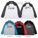 LUZeSOMBRA_ разрозненный isombla обратная сторона ворсистый джерси tops THICK HALF ZIP TOP
