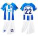 1 комплект из распродажа * brighton Home 2022-2023 год модели 22/23 футбол форма три . specification MITOMA 22 номер рубашка * брюки комплект 2022 год модели 