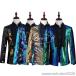  men's spangled jacket tuxedo Dance suit stage costume tops hip-hop Mai pcs costume presentation wedding wedding 