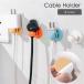  cable holder cable hook plug hook ornament hook wall hook cohesion type storage supplies code charge code power supply outlet simple convenience 