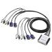  Elecom KVM переключатель USB VGA динамик 4 шт. KVM-KU4