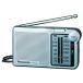  Panasonic FM/AM 2 частота радио серебряный RF-P150A-S