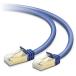  Elecom LAN кабель CAT7 10m ушко . поломка нет коготь поломка предотвращение коннектор стандартный голубой металлик LD-TWST/BM100