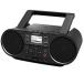  Sony CD радио Bluetooth/FM/AM/ широкий FM соответствует изучение языков учеба для функция батарейка привод возможность черный ZS-RS81BT