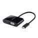  Elecom do King стойка USB-C VGA изменение TypeC-VGA ( D-sub15 булавка ) &amp; подача тока порт изменение адаптер черный [iPhone 16/16 Pro/16 Pro Max/16