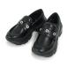  moon Star колено mo спортивные туфли Loafer Junior NM J140 CHUNKY LOAFER черный толщина низ ребенок обувь девочка обувь симпатичный модный moonstar ni-mo