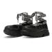  Converse CONVERSE спортивные туфли женский толщина низ все Star Trek ue-bBL OX черный чёрный / черный чёрный ALL STAR TREKWAVE BL OX балетки 