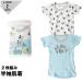 2 листов комплект рубашка с коротким рукавом Mickey Mouse Minnie Mouse Disney Disney baby хлопок 100%.... имя имеется 80 90 95 нижнее белье круглый вырез 