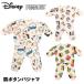  Disney пижама хлопок 100% плечо кнопка мужчина девочка baby Snoopy Mickey minnie герой ... общий рисунок 80 90 95 симпатичный 