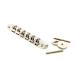 Gibson PBBR-015 ABR-1 ASSEMBLY TUNE-O-MATIC BRIDGE NICKEL ֥  塼Oɥޥå ֥å å֥꡼ ˥å
