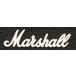 Marshall [LOGO00009] Amp Logo Small White Marshall Logo Mark маленький белый ( Vintage модель 1987X для ) усилитель Logo 