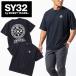 SY32 Golf BACK CIRCLE LOGO короткий рукав футболка мужской 2026 весна лето Golf одежда 32-26SN1-23