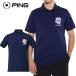  булавка PING стрейч kanoko рубашка-поло с коротким рукавом мужской Golf одежда 621-4260807