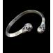 Half Skull Triangle Wire Bangle [BG-06]