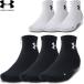 *** почтовая доставка отправка < Under Armor > UNDER ARMOUR мужской UA low носки 3 пар комплект носки баскетбол 1371937